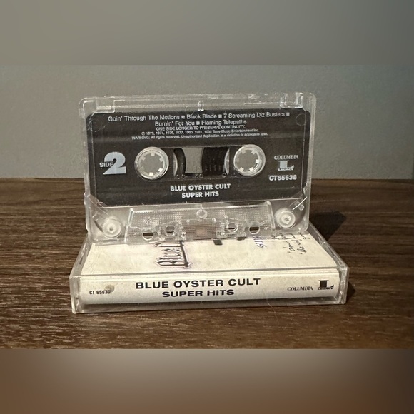 Blue Ouster Cult - Super Hits - Cassette - Picture 2 of 3
